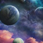 planets, space, planet, universe, moon, galaxy, nature, night sky, astronomy, stars, sky, night, atmosphere, earth, cosmos, clouds, fantasy, star, blue planet
