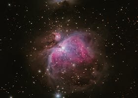 A breathtaking astrophotography capture of the Orion Nebula showcasing deep space wonders.